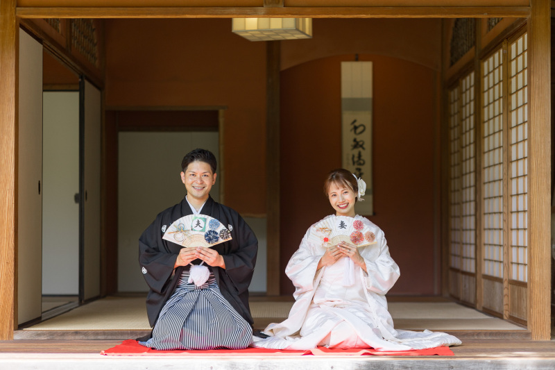 和装から撮影スタート