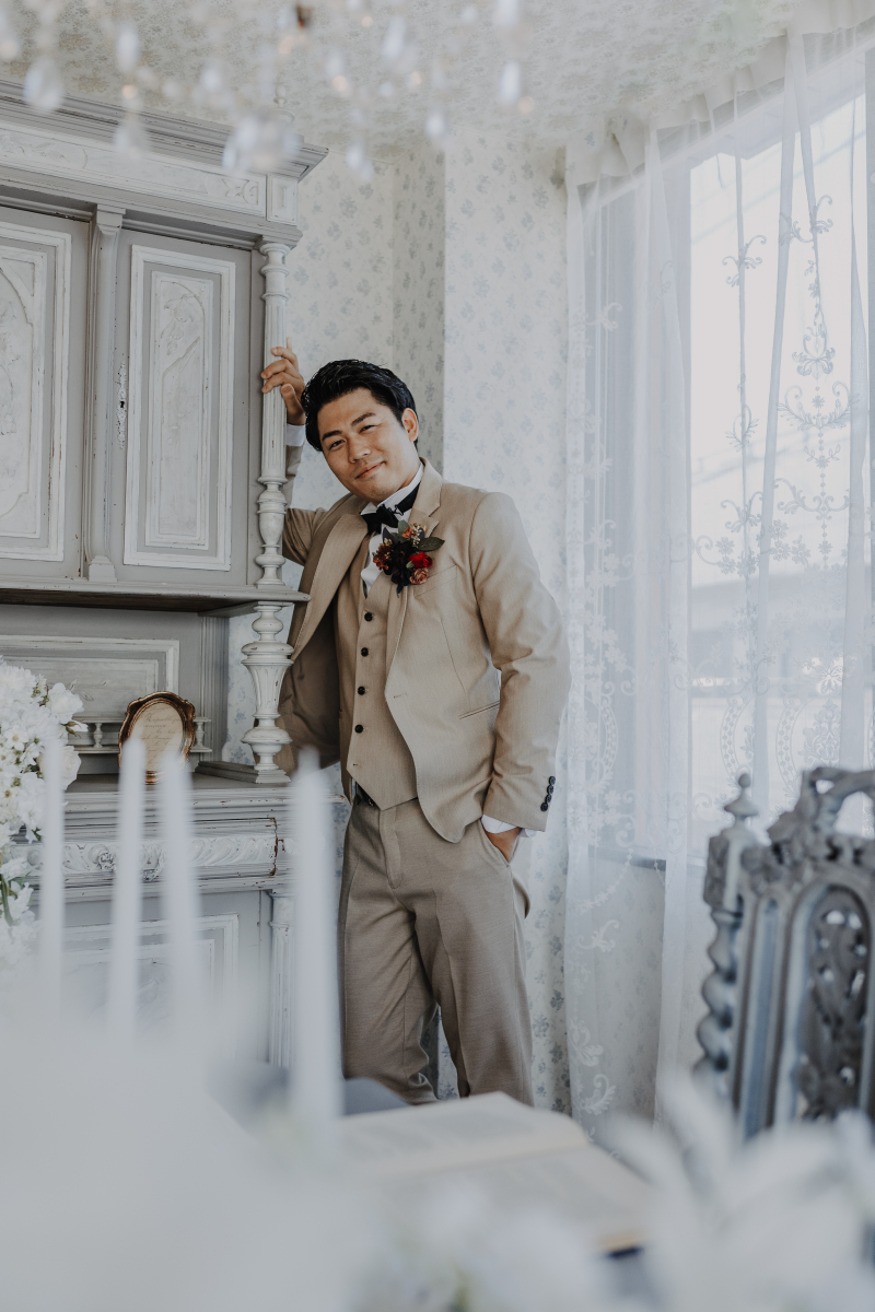 ご新郎様ソロショット