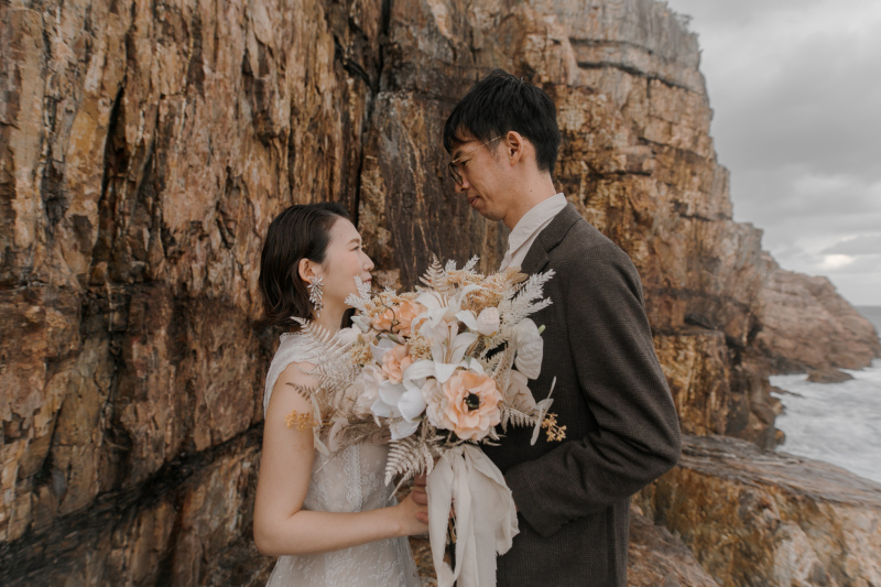 見つめ合う二人♡