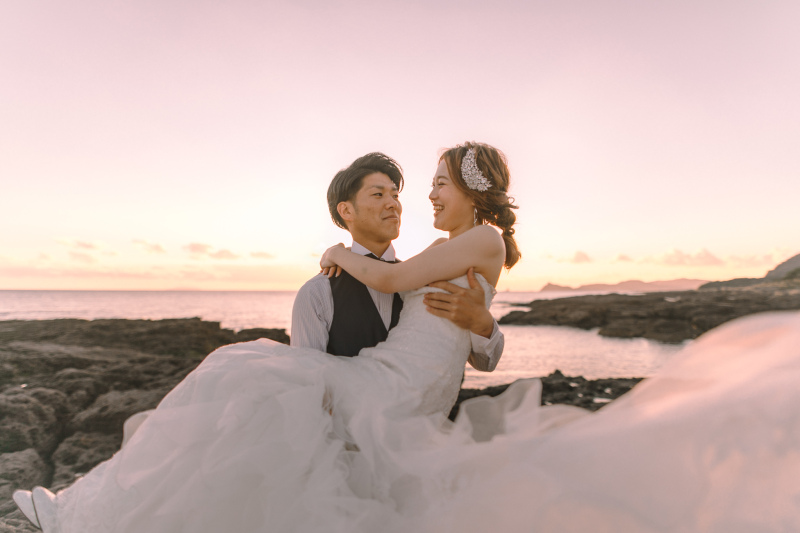 お姫様抱っこもキュートに