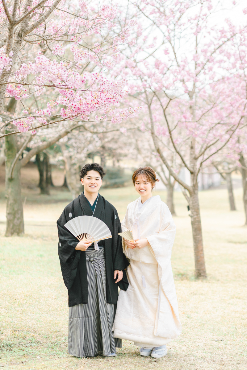 桜と一緒に♪
