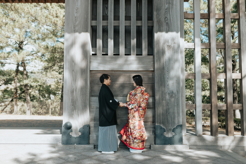 色打掛に衣装チェンジ