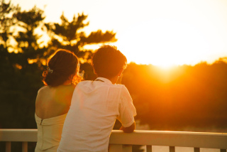 地元でサンセット♪