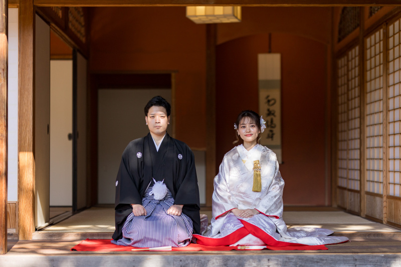 和装から撮影スタート