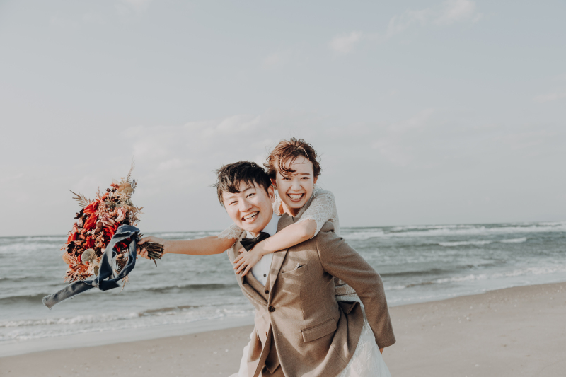 海でのロケーションフォト