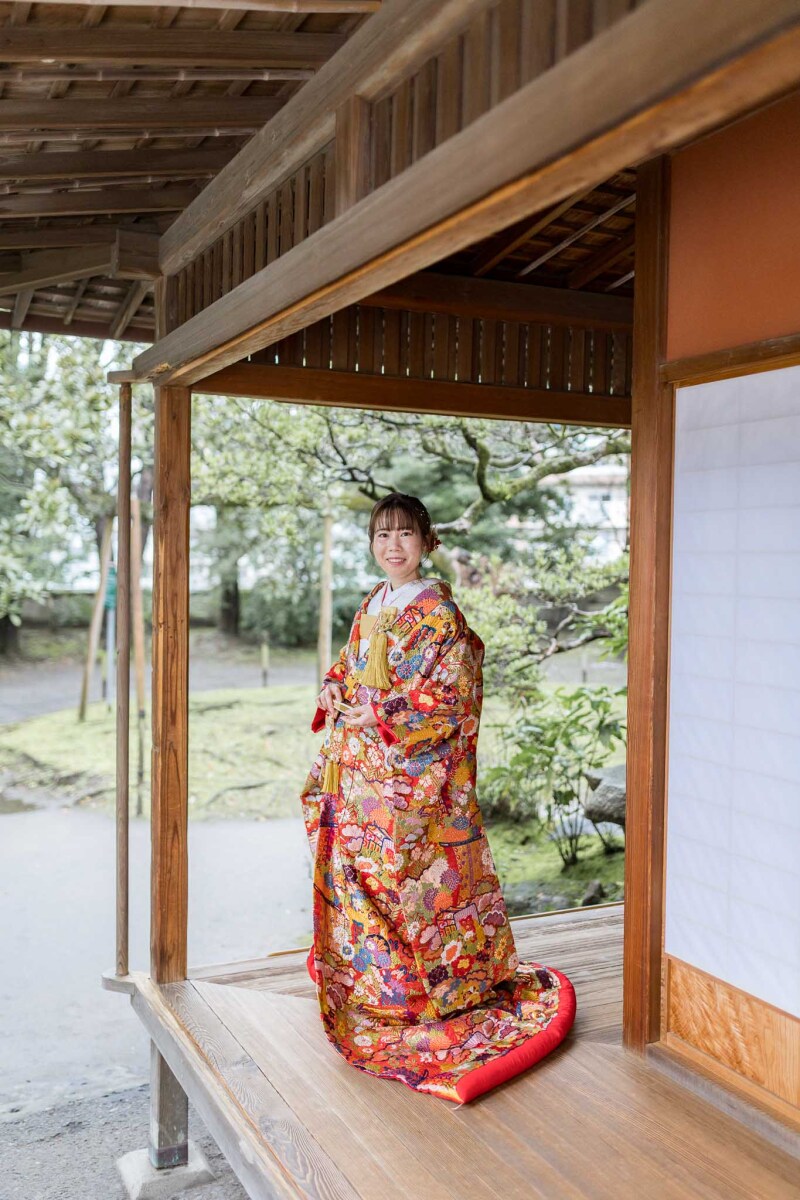 華やかな色打掛