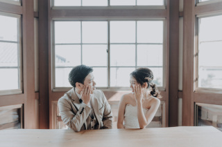 寒い時期でも安心♪歴史的建造物での撮影