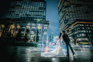 (雨写真有り)【東京駅×東京国立博物館ロケーションで洋装ウェディングフォト♪】