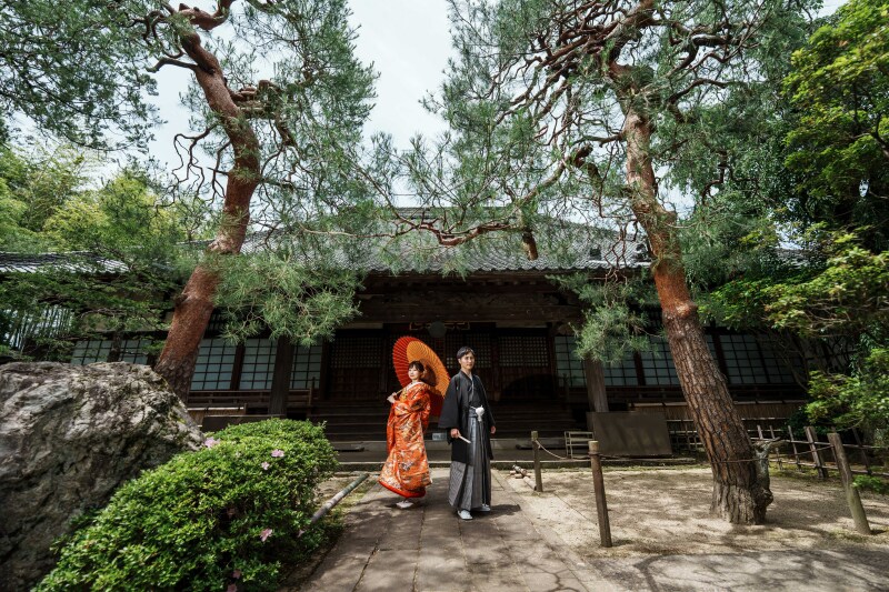 川越・新緑の庭園で和装前撮り 中院・喜多院にて200カット以上撮影♪