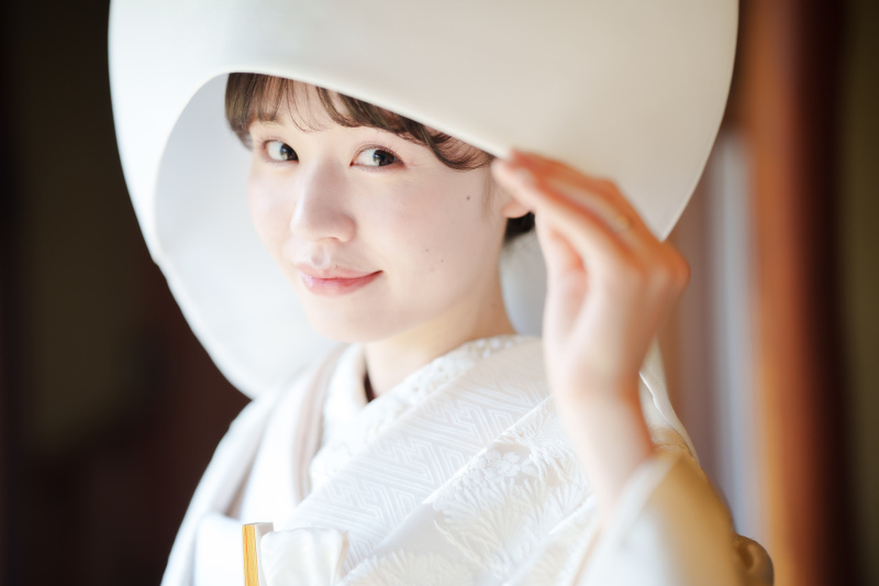 邸宅にて綿帽子フォトから、新河岸川での桜前撮りフォト♪