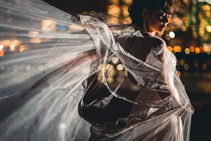 【大さん橋ロケーションで撮る洋装・夕景から夜景で３００カット以上お届け♪】