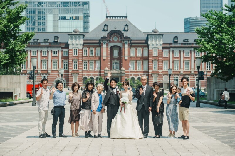 撮影スタートは集合写真から♪