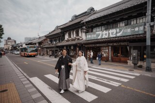 新緑の季節に【庭園・時の鐘・和室】で正座フォトまで♪