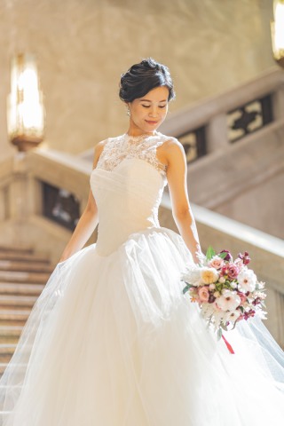 【早朝ロケーションフォト】東京国立博物館で撮ったソロウェディングフォト