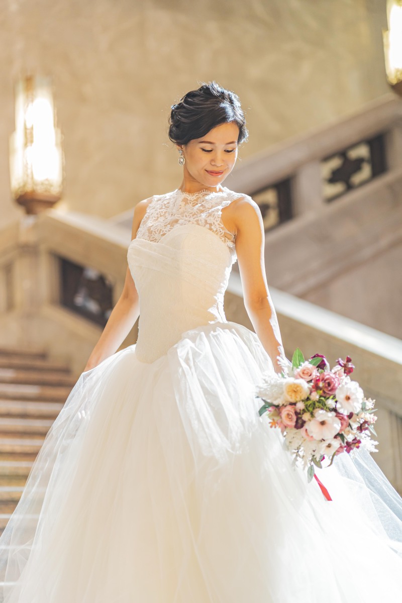 【早朝ロケーションフォト】東京国立博物館で撮ったソロウェディングフォト