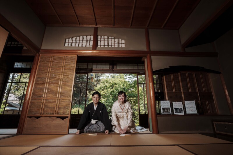 和室といえばこのショット♪