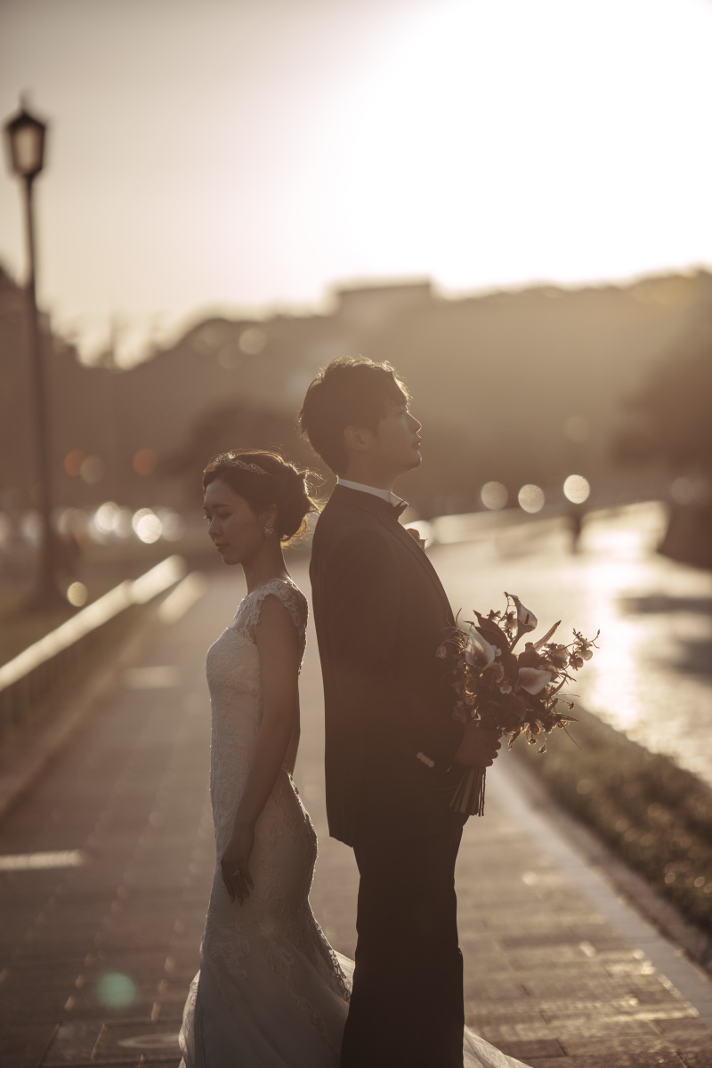 2人のシルエット