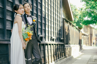 意外と合う?!小江戸で洋装前撮りロケーション♪<川越洋装前撮り>