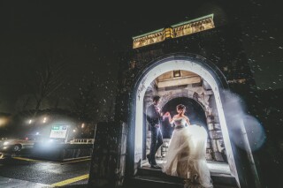 【ドラマチック】極小雨の日に素敵なショットたくさん！イルミネーション前撮り♪