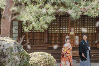 贅沢な桜前撮り・川越にて３箇所とケーション・白無垢&色打掛