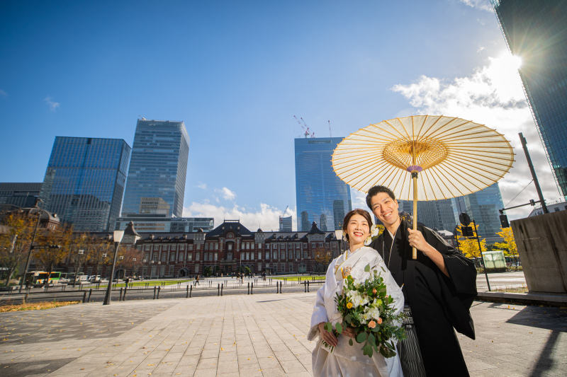 【東京駅×和装前撮り】ご紹介♪