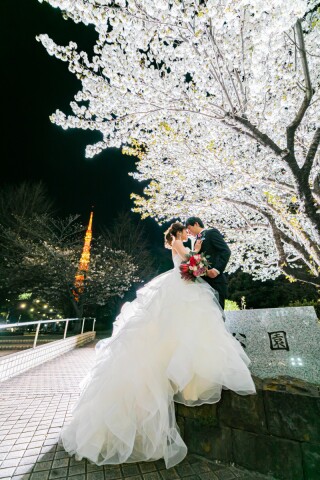 【桜×東京タワー&けやき坂】前撮りご紹介♪