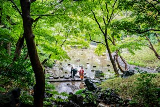 小石川後楽園での和装前撮り