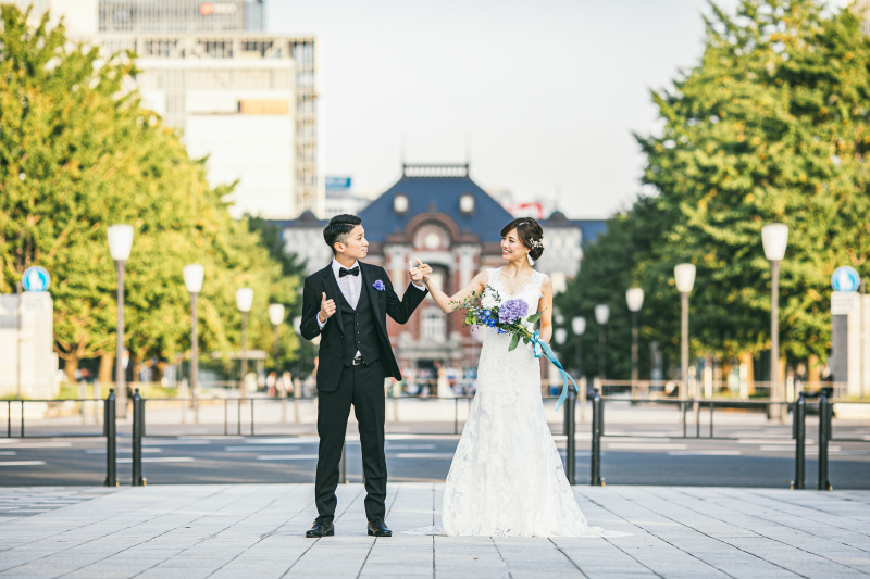 <2名体制撮影>東京駅・洋装前撮り150カット&オープニングムービー