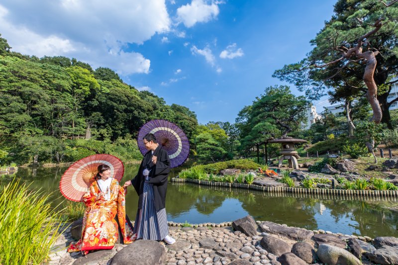 <川越和装>喜多院/白無垢or色打掛(1着)【和庭園】ロケーション<100カット以上・全データ>14着の衣装♪