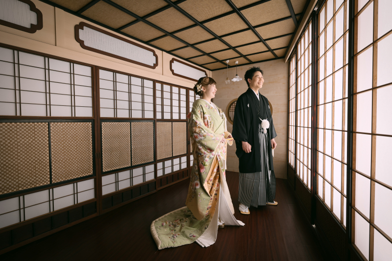 和の装いと笑顔