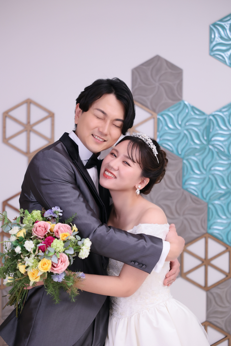 おふたりの笑顔が輝く一枚
