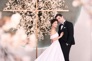 満開の桜に包まれて