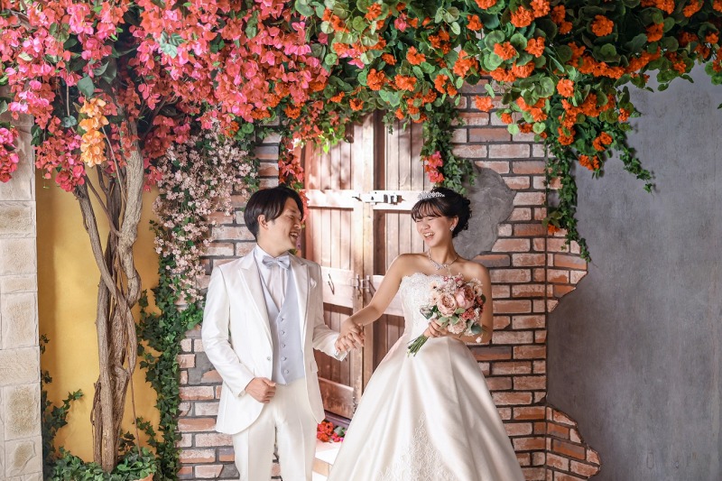 お二人が映る写真を目指します。