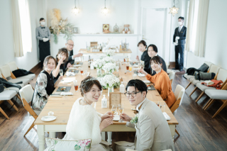 ゲストと楽しむ会食付きフォトウエディング♡