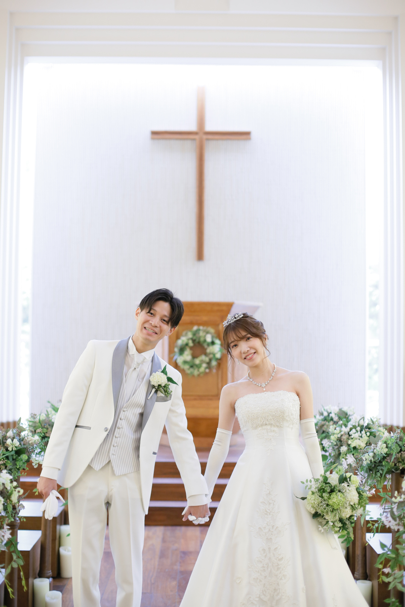 まずはチャペルで*