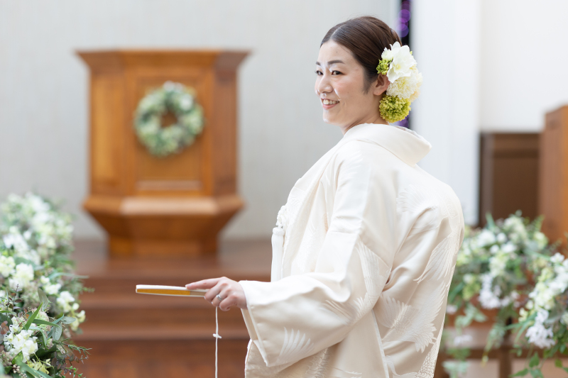 ご新婦様のソロショットも