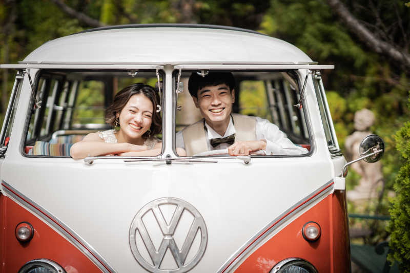 イングリッシュガーデンで撮影