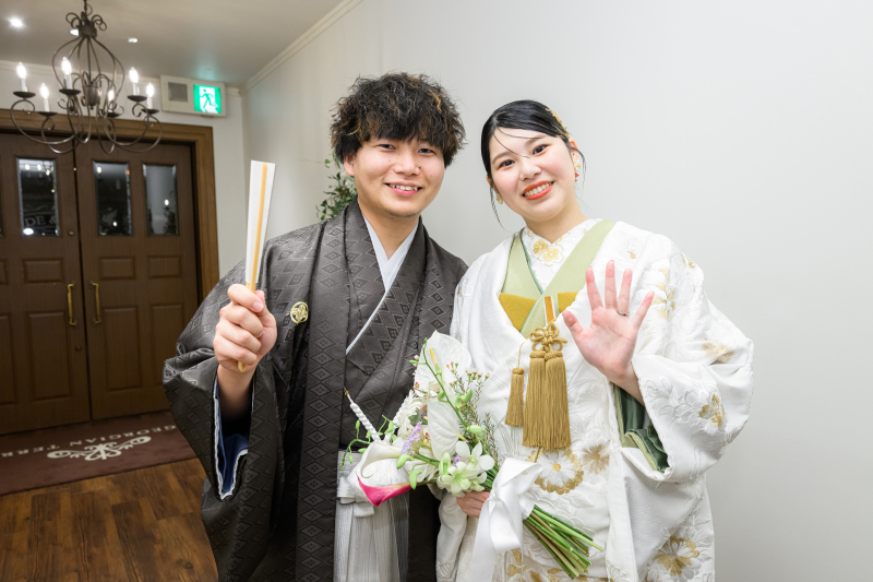 柔らかな笑顔でむすび♡