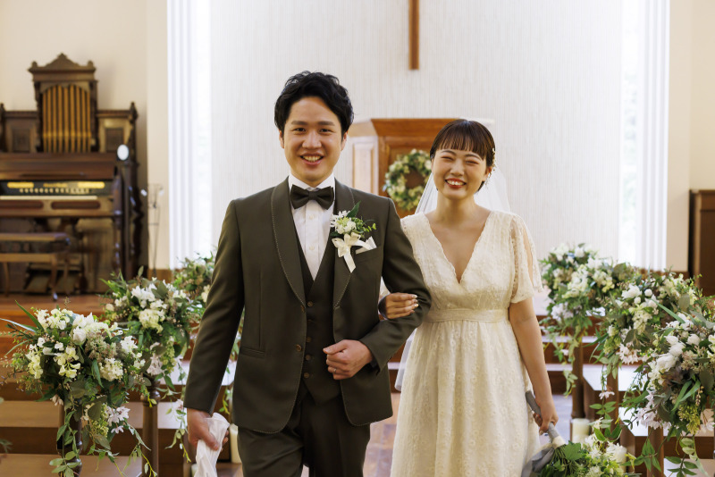 退場中のお写真も