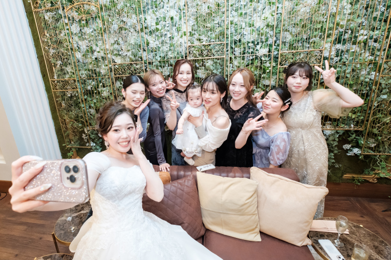 家族や友人とのフォト撮影も可能