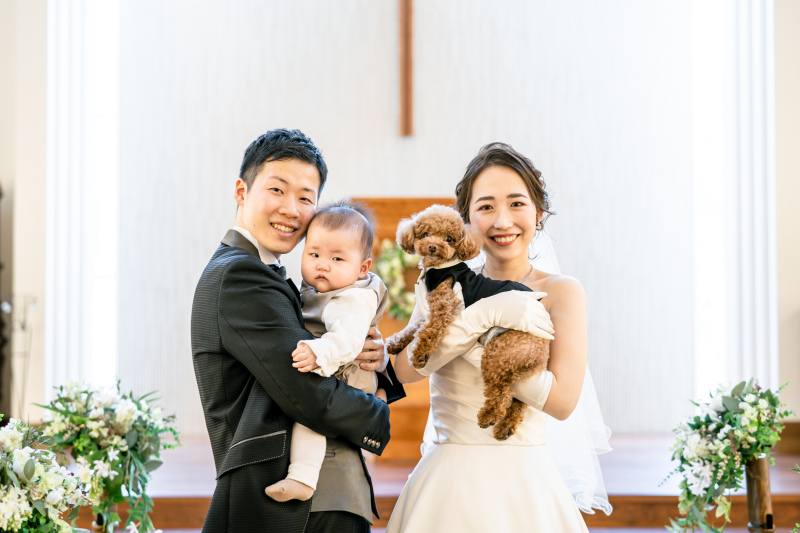 ファミリー挙式withワンちゃん