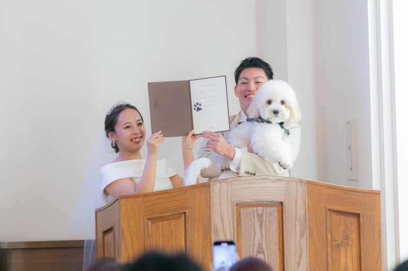 ワンちゃんと一緒に♪