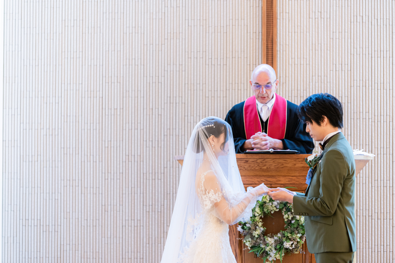 指輪交換の前に...