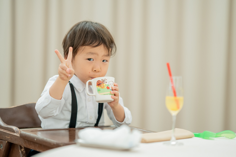 お子様と一緒に♡