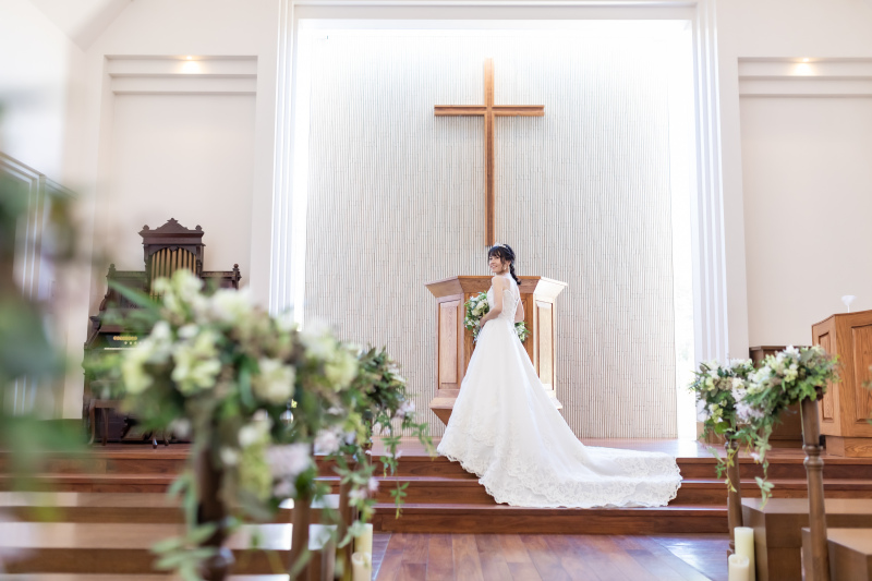 ご新婦様のソロショットも