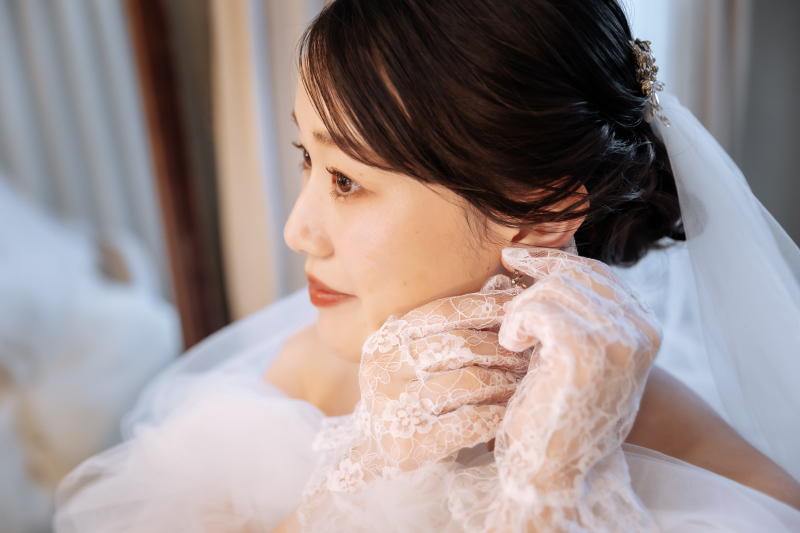 お仕度ショット