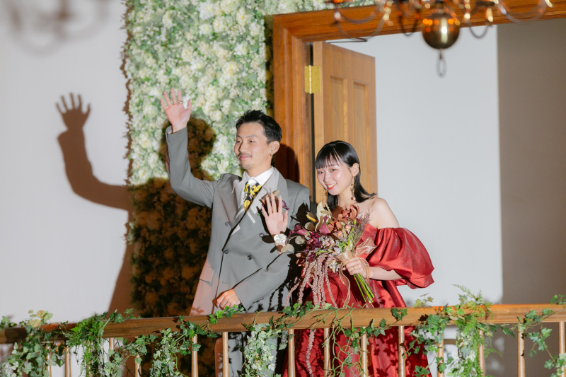 お色直し登場！