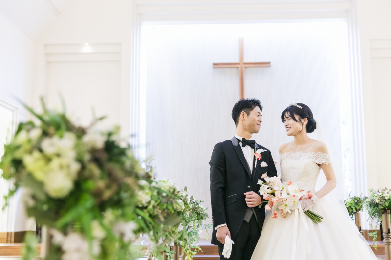 おふたりの笑顔が彩るウェディング