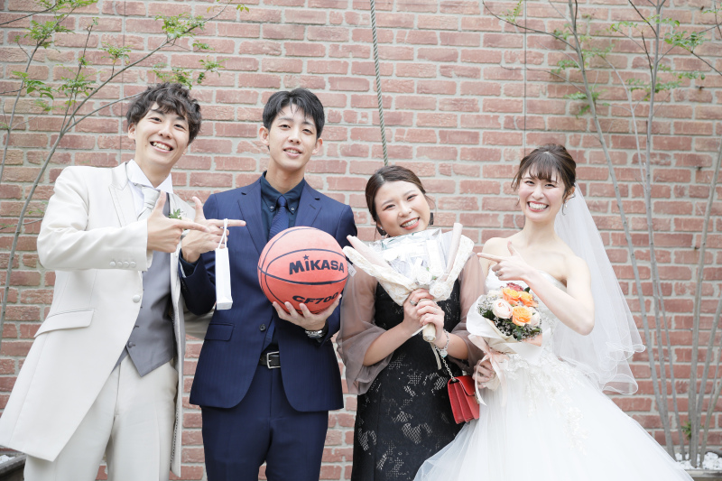 バスケットボール&コスメブーケ