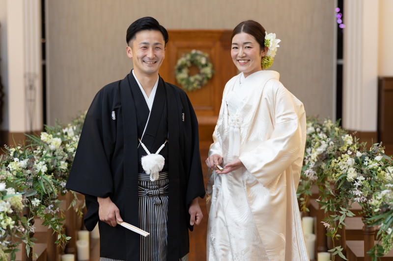 まずはチャペルで